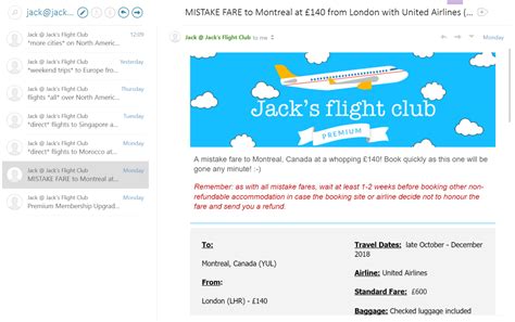 Are Jack's Flight Club Newlsetter Deals any Good? - A Review