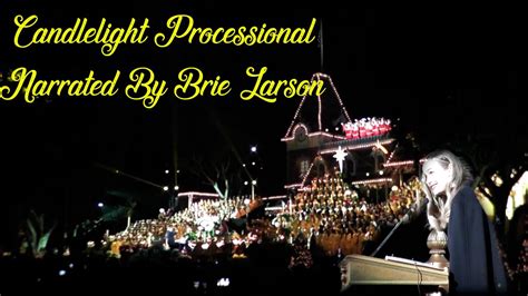 Disneyland Candlelight Processional 2023 - Narrated By Brie Larson - YouTube