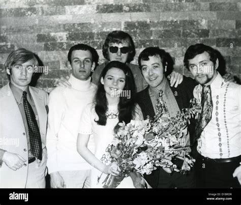 DANA Irish pop singer her with winning team at 1970 Eurovision Song ...