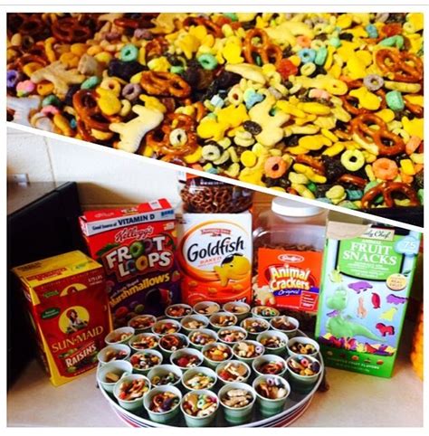 Jungle Mix! The snack for our "Joy in the Jungle" VBS, concocted by my awesomely creative sister ...