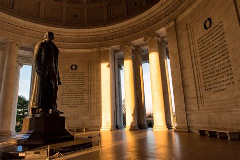 Monuments of the Tidal Basin in Washington DC