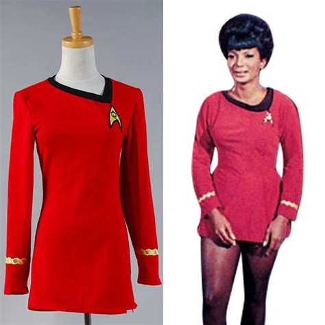 Aliexpress.com : Buy Star Trek Duty Uniform TOS Red Dress Party ...