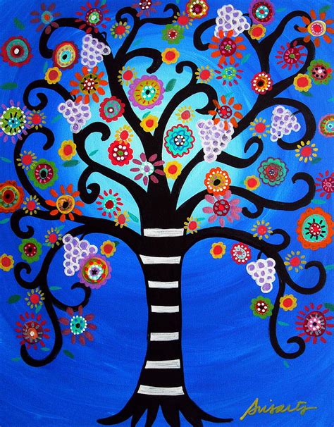 Tree Of Life Painting by Pristine Cartera Turkus - Fine Art America