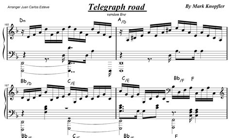 Telegraph Road - Partituras Gran Coda