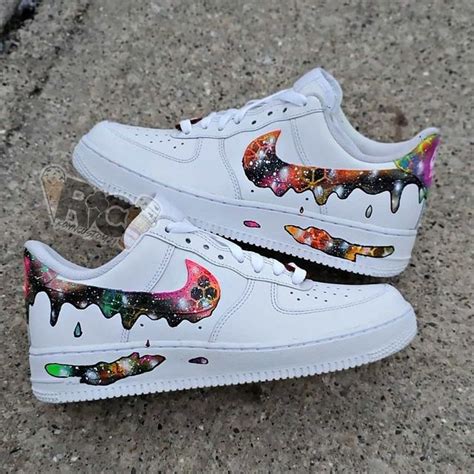 Custom "Drippy Cosmos" AF1s | THE CUSTOM MOVEMENT | Nike air shoes ...