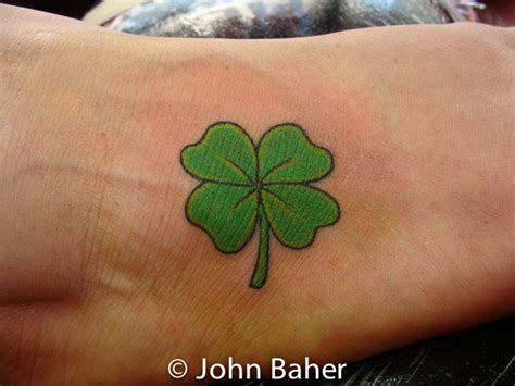 Lucky 4 leaf clover | Tattoo's | Pinterest | Print..., Large and 4).