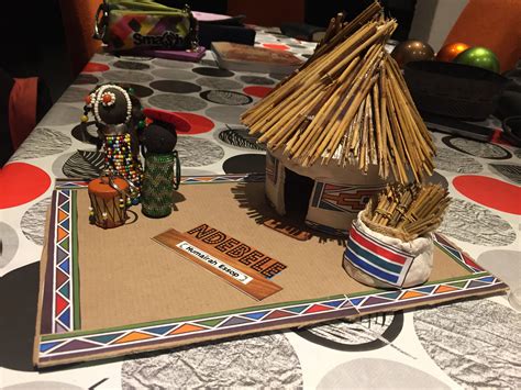 Traditional Ndebele hut | School Projects | Pinterest