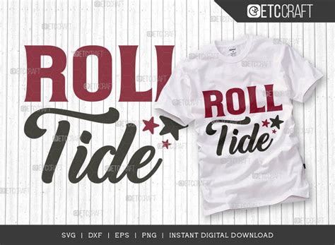 Roll Tide SVG Bundle, Elephant Svg, Alabama Crimson Svg, Roll Svg, Tide ...