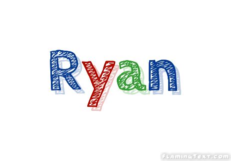 Ryan Logo | Free Name Design Tool from Flaming Text