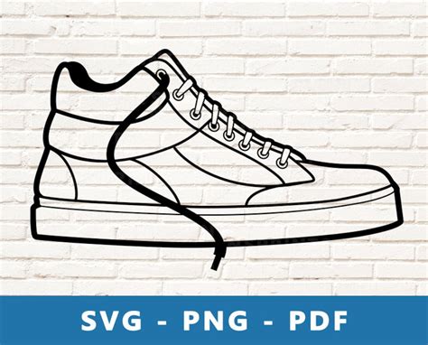 Sneaker Shoes SVG, Sneakers SVG, Skater Shoes Png, Sneakers Clipart, Sneaker Cut File, Sneaker ...