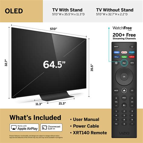 VIZIO OLED 65″ Class 4K HDR SmartCast Smart TV OLED65-H1 – The Market Depot