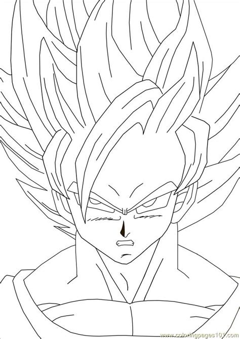 Printable Goku Coloring Pages - Printable Templates