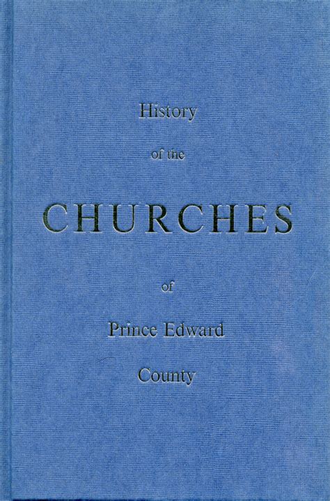 History of the Churches of Prince Edward County – Prince Edward County ...