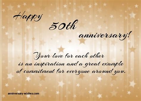 50Th Wedding Anniversary Card Messages