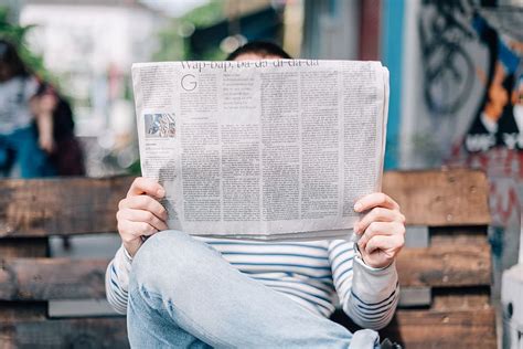 man reading newspaper, people, community, man, reading, relax, relaxing, paper, newspaper ...