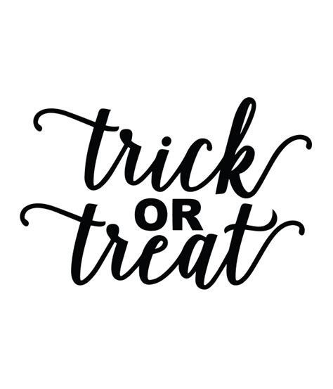 Trick or Treat SVG File - Chicfetti