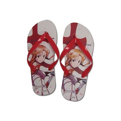 Sword Art Online - Asuna Knight of Blood Uni-Sex Flip Flop Slipp - Red Dot Commerce