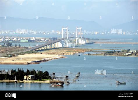 The Thuận Phước Bridge is a suspension bridge that crosses the lower Han River at Da Nang ...