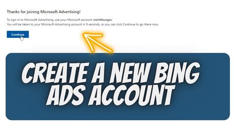 New Method Create Microsoft Ads (Bing Ads) Account | Step By Step Tutorial - YouTube