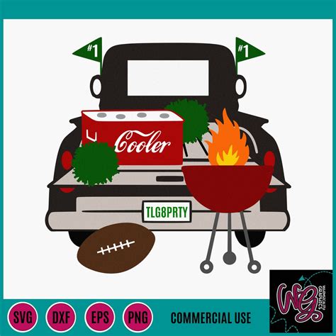 Truck Tailgate Svg 43 SVG PNG EPS DXF File