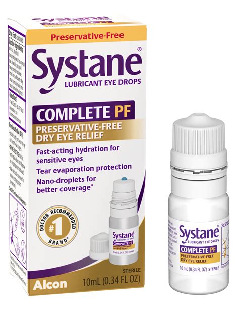 Systane Complete Preservative Free Lubricant Eye Drops, 10 mL - Walmart.com