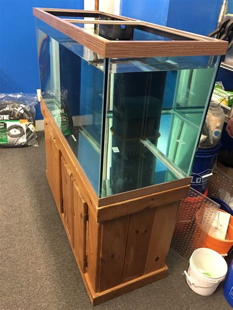 90 gallon REEF READY Aquarium fish tank & stand $250 for Sale in ...