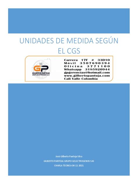 El Sistema Cegesimal de Unidades | PDF | Sistema Internacional de Unidades | Economias