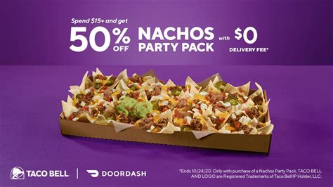 Taco Bell Nacho Party Pack deal is a reason to order from DoorDash