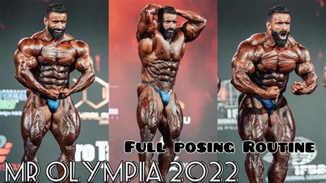 HADI CHOOPAN Mr Olympia 2022 Posing Routine - YouTube