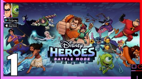 Disney Heroes: Battle Mode gameplay (android, iOS) Heros Disney, Disney ...