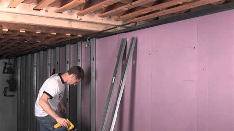 Smart U Video 414 Metal Stud Framing | Basement | Metal stud framing, Framing a basement ...