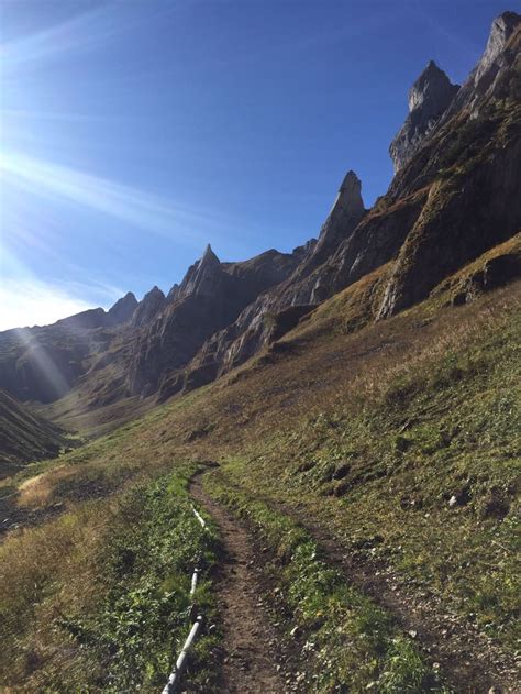 Hiking in the Alpstein, Appenzell Innerrhoden, Switzerland