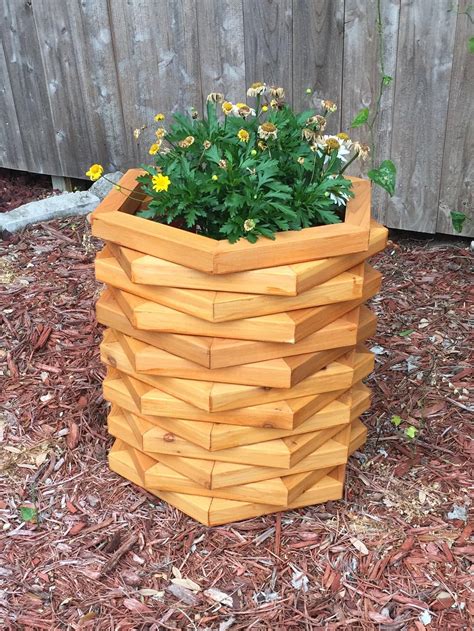 Cedar Planter Bucket Buddy Plans | Etsy in 2021 | Wood planters, Cedar planters, Wood planter box