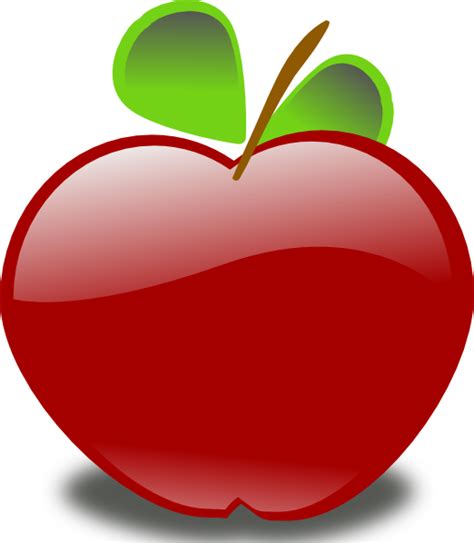 Apple clip art (114754) Free SVG Download / 4 Vector