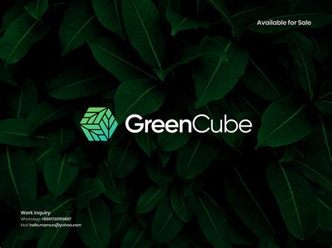 GreenCube - Leaf and Cube logo, brand identity by Al Mamun | Logo & Branding Expert on Dribbble