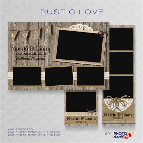 Rustic Love – Photoshop PSD Files | Photo Booth Talk