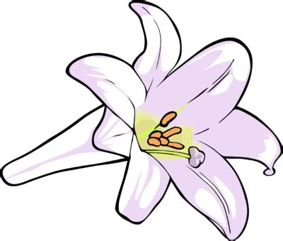 Clipart And Easter Lilly