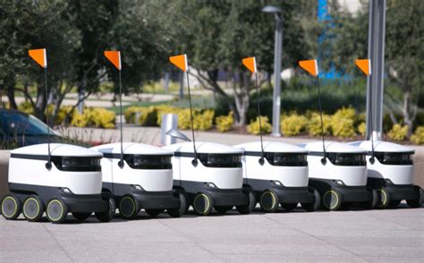 Starship robot finding work and delivering on campuses