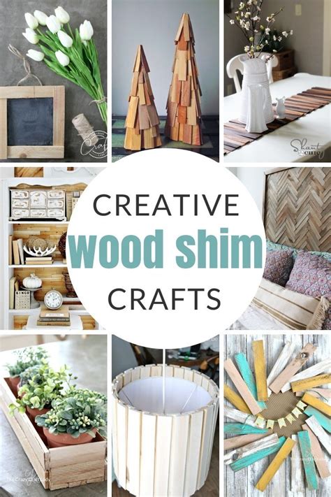 15 Creative Wood Shim Crafts + DIYs | Diy projects using wood, Paint ...