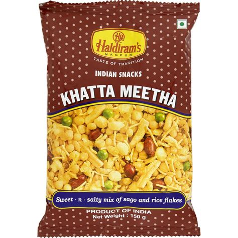 Calories in Haldiram's Khatta Meetha calcount