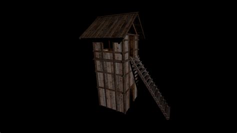 ArtStation - Medieval Watchtower - 3 | PBR, 4K | Game Assets