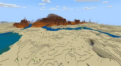 Desert & Badlands biome seed | Minecraft PE / Bedrock Mod