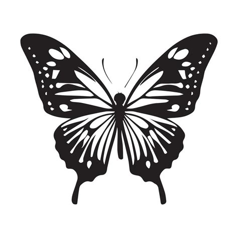 Flying Butterfly Vector Silhouette 24790392 Vector Art at Vecteezy