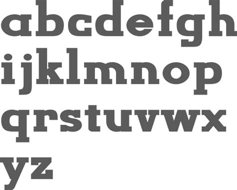 MyFonts: Slab