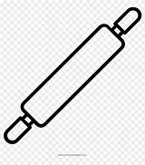 Rolling Pin Coloring Page Clipart 1934612  PikPng sketch template