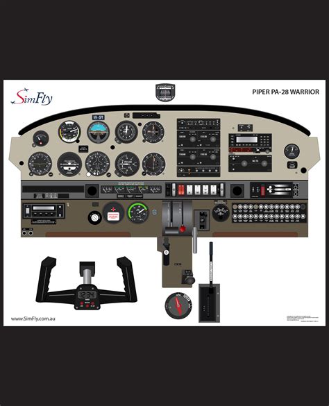 Piper PA-28 Warrior King Avionics - Simfly