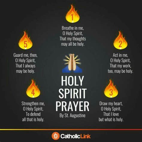 Prayer To The Holy Spirit By St Augustine | Holy spirit prayer, Holy spirit quotes, Holy spirit