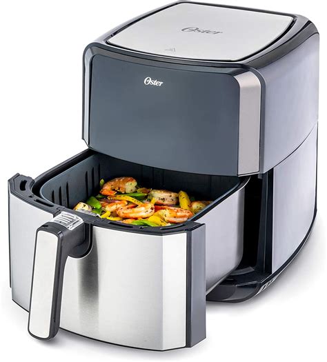 Buy Oster DiamondForce Nonstick XL 5 Quart Digital Air Fryer, 8 Functions with Digital ...