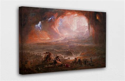 The Fall of Babylon by John Martin Canvas Wall Art Design - Etsy