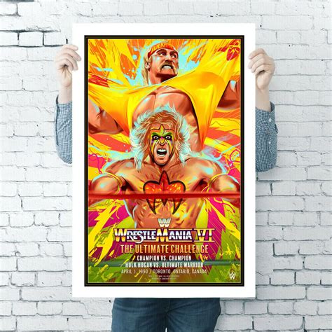 WWE WrestleMania VI Poster – Slamazon Collectibles